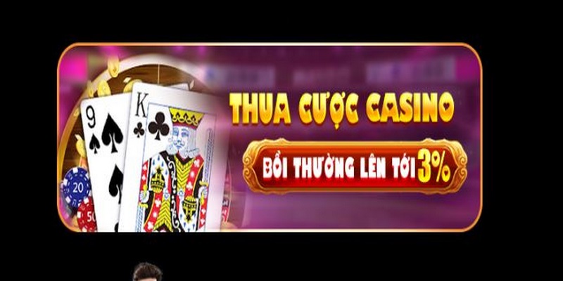 Cược thua casino hỗ trợ hoàn trả tỷ lệ cao hàng ngày